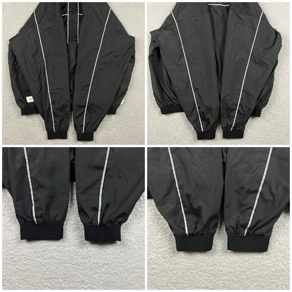 WTAPS Windbreaker Mens 02 Medium M Black Keeper Jacket Reflective 1/2 Zip Golf 2 - Picture 6 of 8